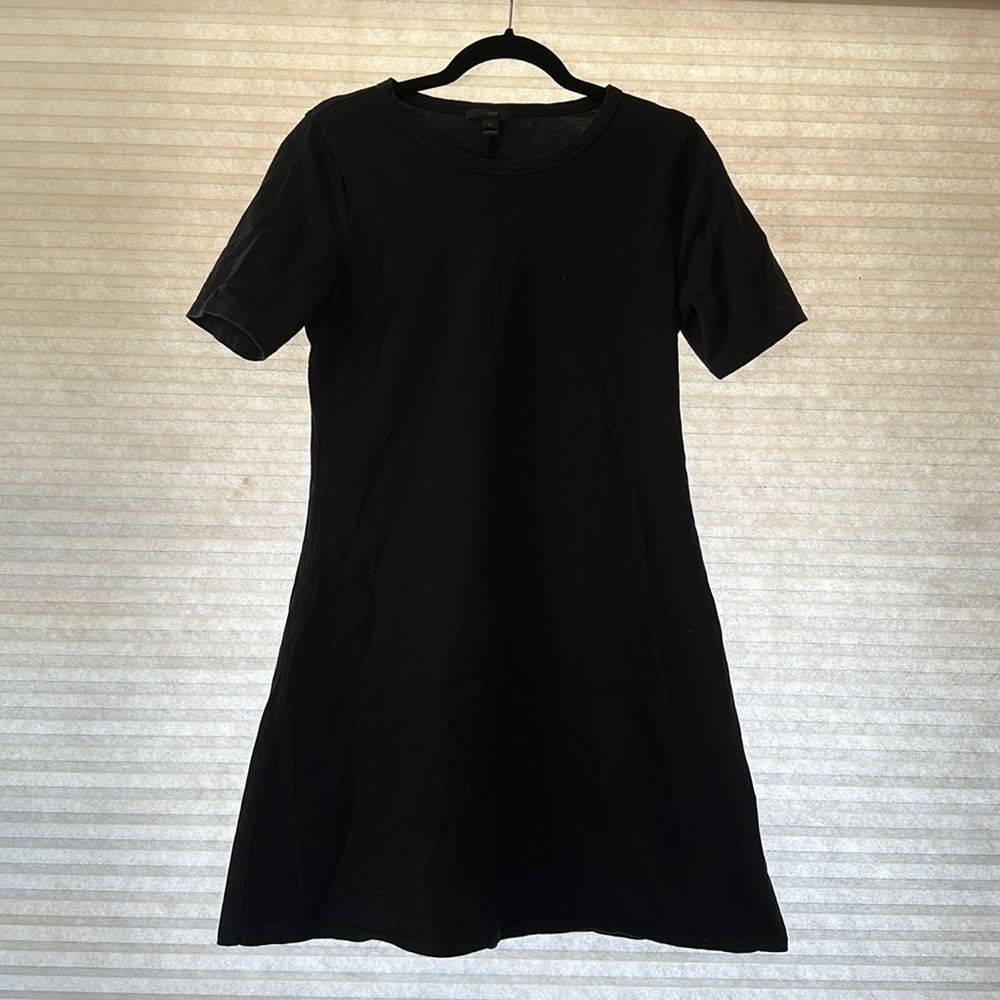 J. Crew Black Tee Dress